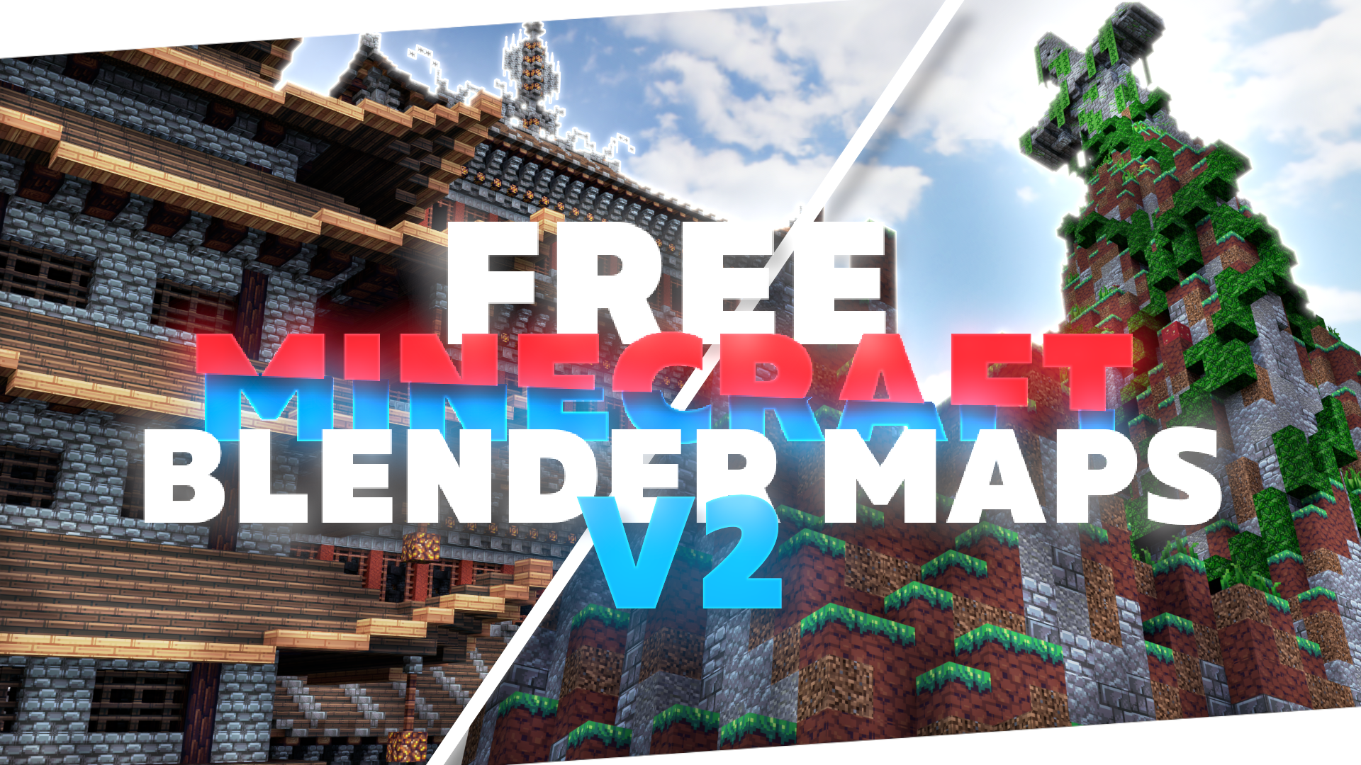 MINECRAFT BLENDER MAPS V2