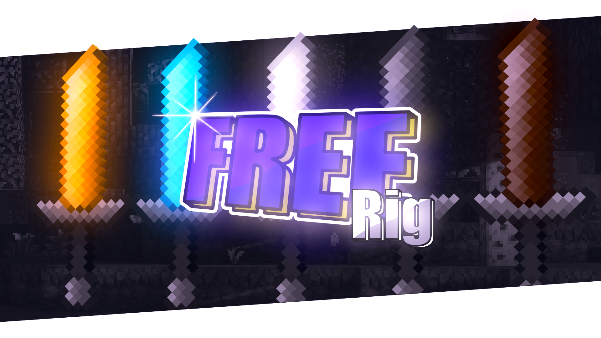 MINECRAFT SWORD RIG FOR BLENDER 2