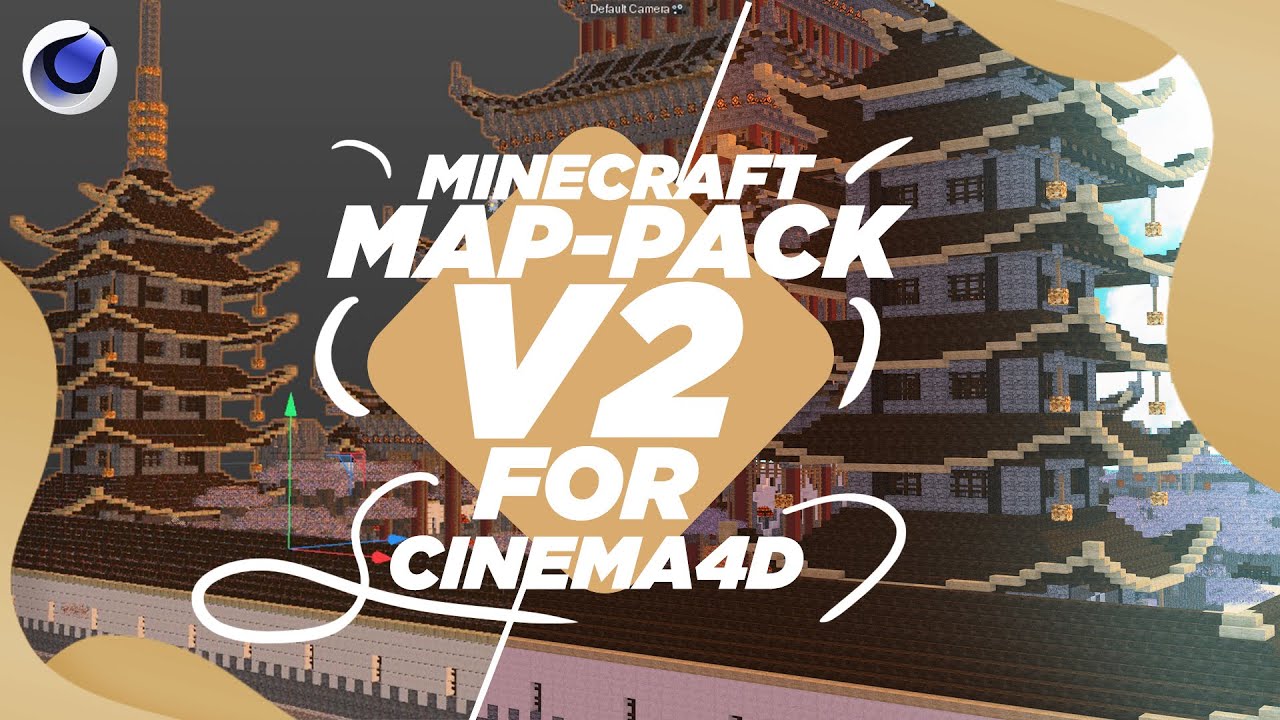 MINECRAFT MAP-PACK V2 FOR CINEMA4D