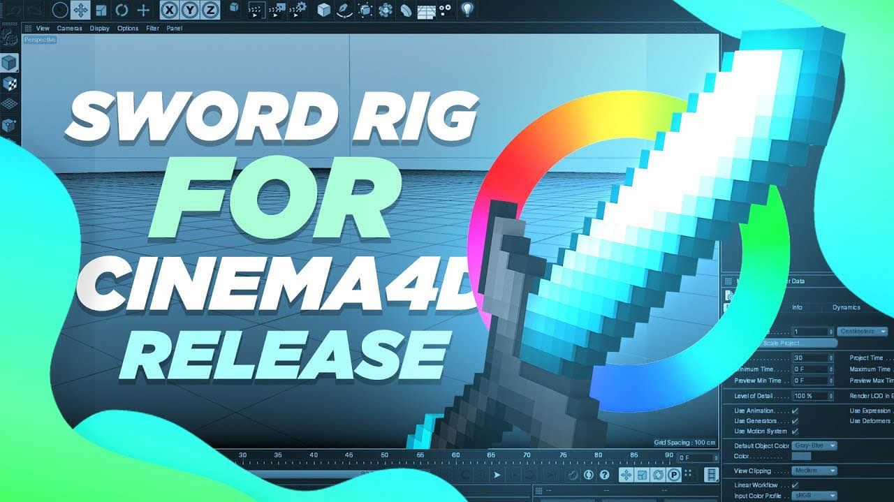 SWORD RIG FOR C4D